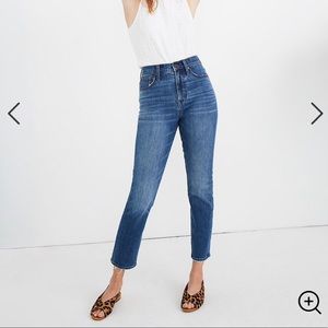 Madewell classic straight crop Cassie wash